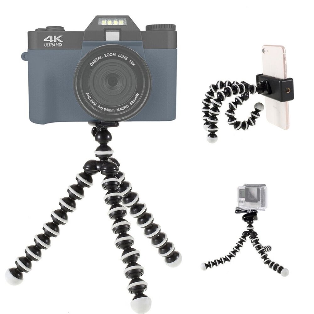 10" Gorilla Pod Adjustable Tripod Stand Flexible for Phone Camera Bracket